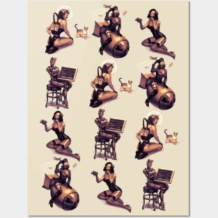 Pin-ups of the Apocalypse (Texture) Posters and Art